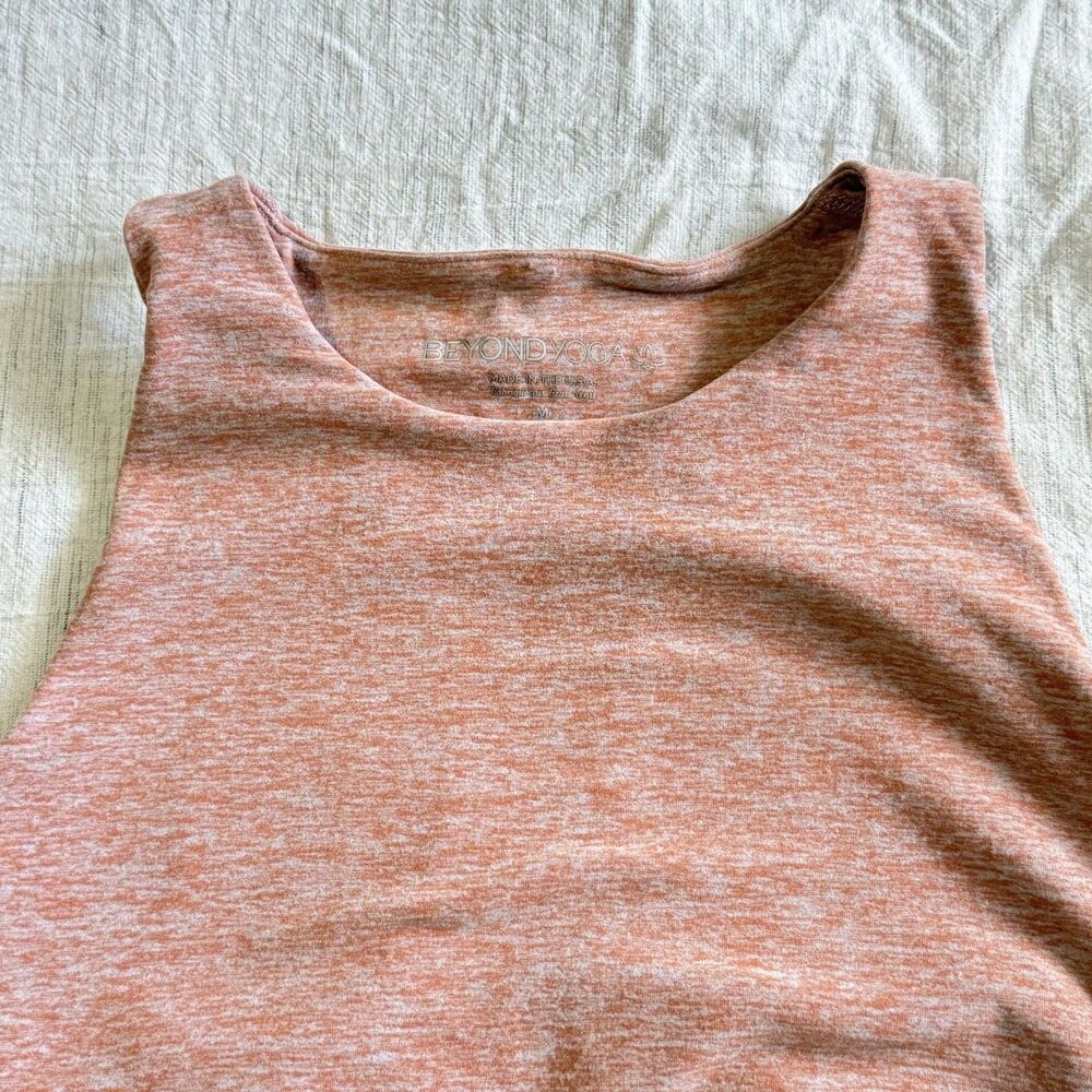 Beyond Yoga East Bound Spacedye Soft Comfortable Sports Bra Crop Top Size M - Picture 3 of 14